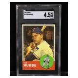Sgc 3 4.5 1963 topps ken hubbs