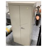 Sandusky USA Metal cabinet, approx 5 ft tall