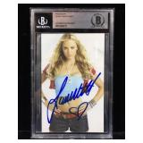 bgs Authentic Autographed laura vandervoort