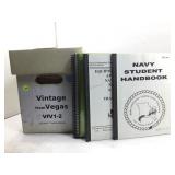Vtg Military books, US Navy Training