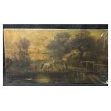 This artwork appears to be a 19th-century oil