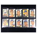 1953 topps baseball singles