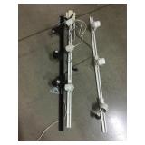 3 Track light bars w/lights, approx 47in long