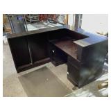 From Reception desk w/stone top from high end