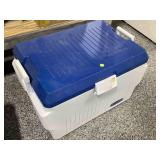 Rubbermaid 60 cooler, approx 24in long