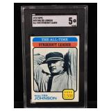 Sgc 5 1973 topps walter johnson