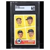 Sgc 6 1960 topps yankees coaches