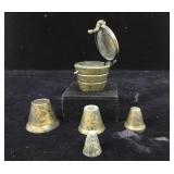 Antique 17th or 18th century brass German nesting