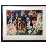 A Leroy Neiman print very colorful titled Vegas