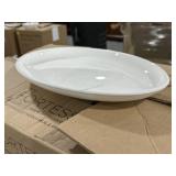3 Cases of Fortessa China oval platter 12.5in