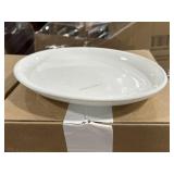 4 Cases of Fortessa China oval platter 12.5in