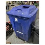 Work Saver Caster Cart 90 Gal, No key