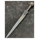Sterling Silver Letter Opener, Tw 11g, Sz 5in Long
