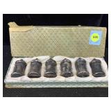 6 Sterling Silver Salt & Pepper Shakers, Tw 41.6g,