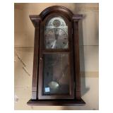 Wood wall clock Quartz chime w/pendulum, approx