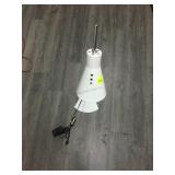 Metal floor lamp w/adjustable height, approx