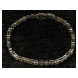 Sterling Silver Bracelet, Tw 16g, Sz 8in