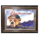 Budweiser Salutes The USMC Advertising Mirror.