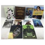 Lot of 10 misc new books and magazines, Hellboy,