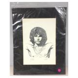 Jim Morrison Art Print By Flores. 16x20 Unframed