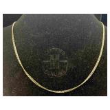 14k Gold Chain Necklace, Tw 12.7g, Sz 24in Long