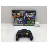 GameCube Games and Wireless Controller with