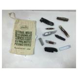 Asstd Folding & Utility Knives. Schrade Old Timer