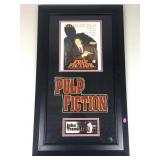 Signed John Travolta Pulp Fiction Framed Movie