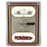 Chevy Corvette 40th Anniversary Glass