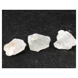 This appears to be raw clear, quartz crystals,