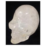 3.5in Natural Quartz Carved Stone Skull