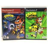 CIB PS2 Crash Bandicoot TwinSanity and Wrath of