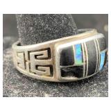 Sterling Signed Ring Julius Burbank, Tw 12.2g, Sz