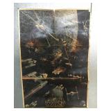 1977 Original Star Wars Movie Poster Insert From