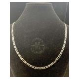 Sterling Silver Necklace, Tw 13g, Sz 25in Long