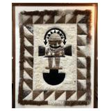 X-Large Vtg Peruvian Patchwork Alpaca Fur