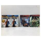 Factory Sealed PS3 Games - Uncharted 1&2 and