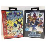 CIB Sega Genesis Games - Kid Chameleon and Ren &