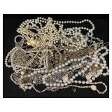 Lot Of Costume Necklace & Bracelets