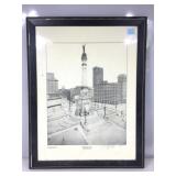 Tim Adwell Signed LE Print On Paper. Monument