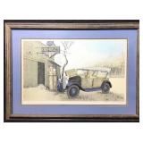 William Coombs Signed LE Print On Paper. Good