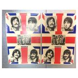 2 Vtg Original The Beatles Union Jack Collage