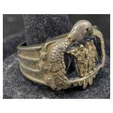 Bge Sterling Silver Ring W/eagle, Tw 18.2g, Sz 12