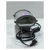 Small oval shaped metal electric heater untested