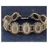 14k Gold Bracelet, Tw 18.4g, Sz 7.5in Long