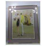 This is an original signed, lithograph titled