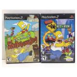 CIB PS2 Simpsons Hit & Run and Skateboarding