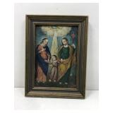 This image shows a 19th century Mexican retablo