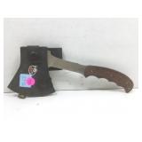 A Browning mfg. wood and steel Hatchet.  Like new