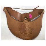 Card dealers Leather visor hand tooled by Jake